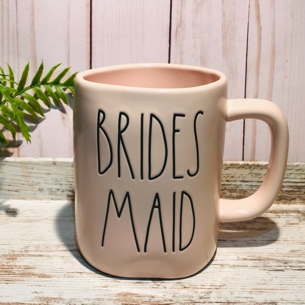 Rae Dunn BRIDESMAID pink mug - Picture 5 of 6